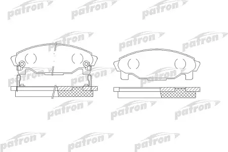 PBP1009 Колодки тормозные дисковые