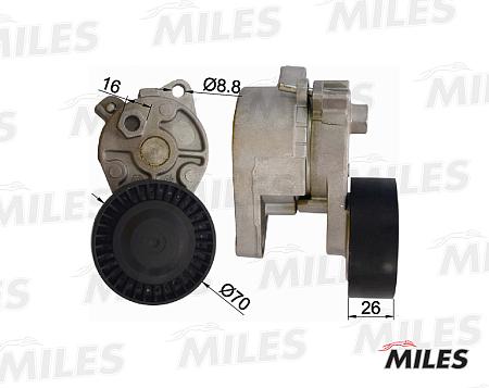 AG00057 Натяжитель ремня приводного BMW E39/E46/E60 M50/52/54