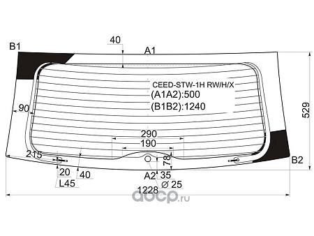 Стекло заднее 8403BGNSAW