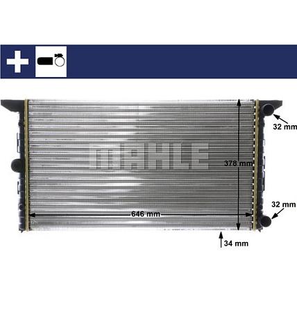 Радиатор охлаждающей жидкости SEAT ALHAMBRA I 96-00 cr1534000s