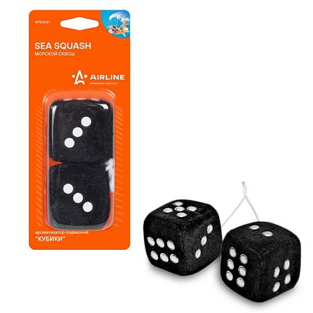 AIRLINE AFKU067 Ароматизатор подвесной "Кубики" Морской сквош