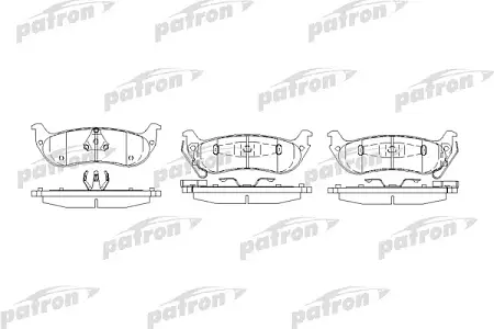 PBP7001 Колодки тормозные дисковые