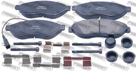 КОЛОДКИ ТОРМОЗНЫЕ ПЕРЕДНИЕ 2501-boxf