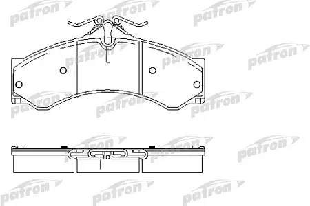 PBP1043 Колодки тормозные дисковые