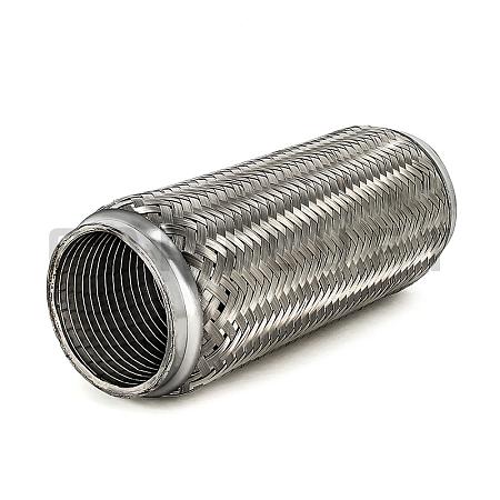 Гофра глушителя FORTLUFT Interlock 4х слойная нержавеющая сталь 76x250oem