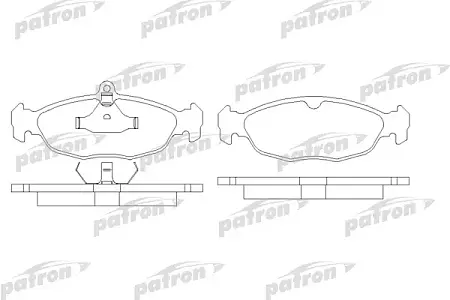 PBP732 Колодки тормозные дисковые