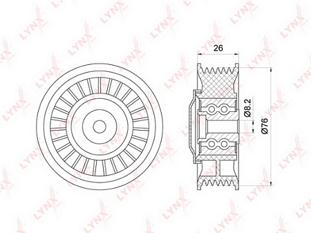 Натяжитель ремня приводного VAG 2.5TDI 06- PT-3188