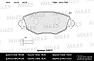 E100117 Колодки тормозные FORD MONDEO 00>07/JAGUAR X-TYPE 01> передние SemiMetallic