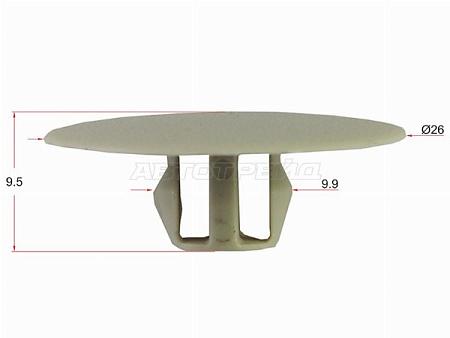 Клипса обшивки капота MITSUBISHI (1 шт.)