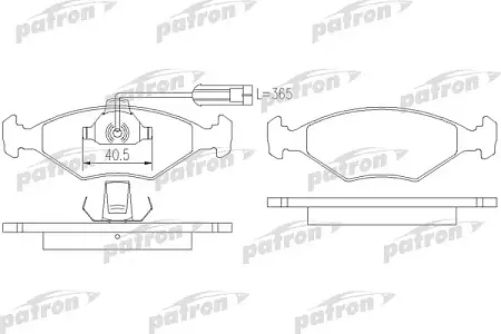 PBP912 Колодки тормозные дисковые