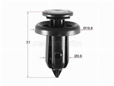 Клипса защита бампера HONDA (1 шт.)