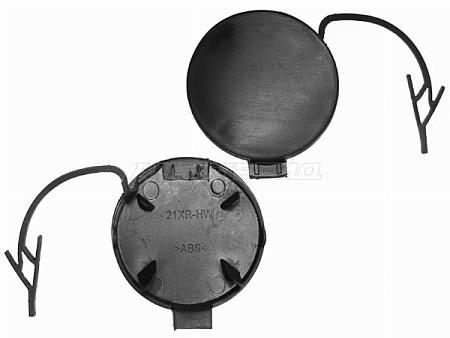 Заглушка под крюк Skoda Rapid 20- (Спереди)