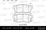 Колодки тормозные SUZUKI IGNIS 00>/ALTO 02- с инд.износа передние LowMetallic E400357