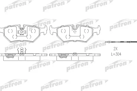 PBP1003 Колодки тормозные дисковые