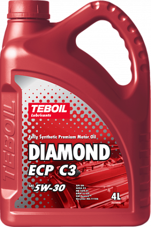 Масло моторное TEBOIL Diamond ECP C3 5W-30 4 л 3453876