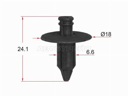 Клипса крепежная SAT ST-KJ-1529 (1 шт.)