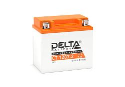 Аккумулятор DELTA мото AGM 7 А/ч YTX7A-BS CT 1207
