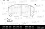 E100370 Колодки тормозные LEXUS RX300 00-01 передние SemiMetallic