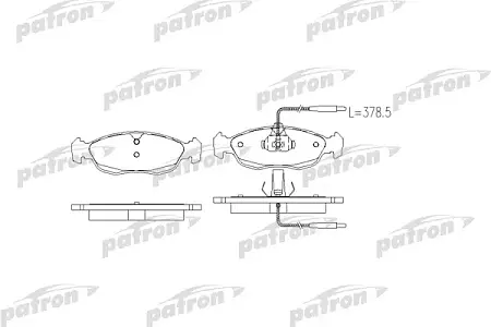 PBP876 Колодки тормозные дисковые