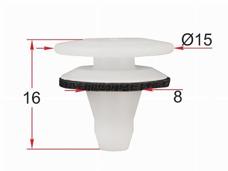 Клипса крепления заднего фонаря HYUNDAI/KIA (1 шт.)