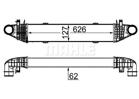 Интеркулер MB C-CL. (W204) ci359000s