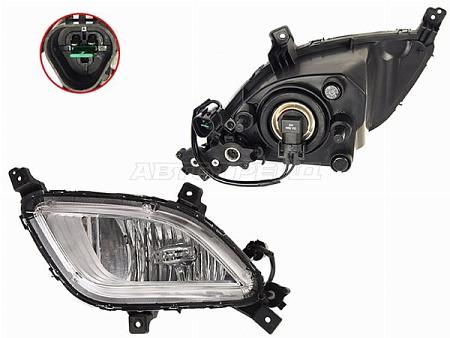 Фара противотуманная (Слева) Kia Cerato 16-20