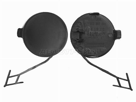 Заглушка под крюк Skoda Octavia 19-24 (Спереди)