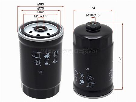 Фильтр топливный HYUNDAI SANTA FE 2,2 12-