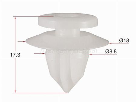 Клипса TOYOTA/LEXUS (1 шт.)