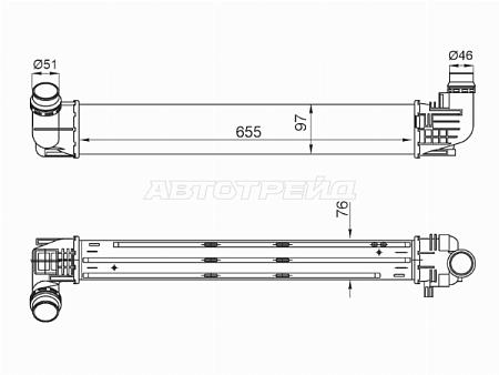 Интеркулер RENAULT DUSTER 1.5D 10-