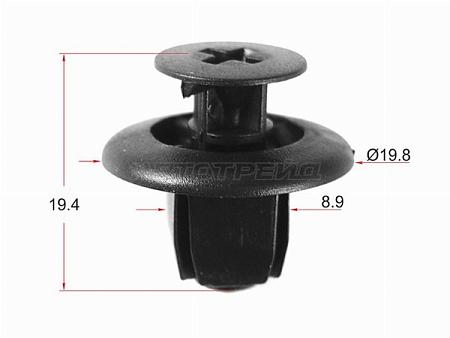 Клипса TOYOTA/LEXUS (1 шт.)