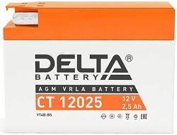 Аккумулятор DELTA мото AGM 2.5 А/ч YT4B-BS CT 12025