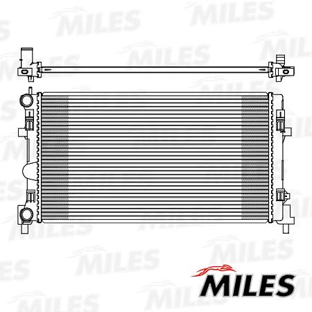 ACRB075 Радиатор VAG POLO 10-/ FABIA 10-/ROOMSTER 06-