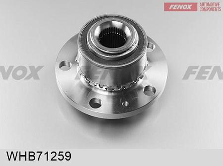 WHB71259 Ступица с подшипником SKODA FABIA I-II/ROOMSTER пер.