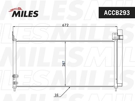 Конденсер TOYOTA PRIUS 2009-/LEXUS CT200H 2010- accb293