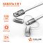 Кабель универсальный 3в1 (USB - Lightning, Type-C, Micro USB), 1,2 м Soft-Touch (ACH-C-49)