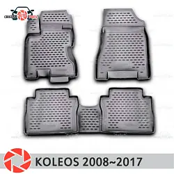 Коврики 3D в салон FORD Kuga 2013-2016 2017- 4 шт. (ПУ, повыш. износостойкость) FORMAT.CARFRD00009K