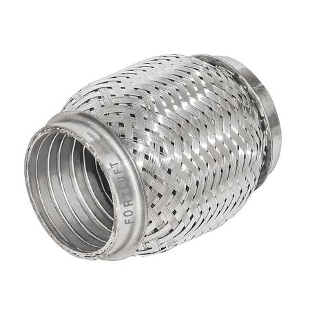 Гофра глушителя FORTLUFT Interlock 4х слойная нержавеющая сталь 50x100oem