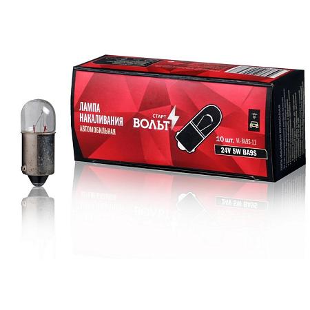 STARTVOLT VL-BA9S-11 Лампа накаливания 24V 5W BA9S