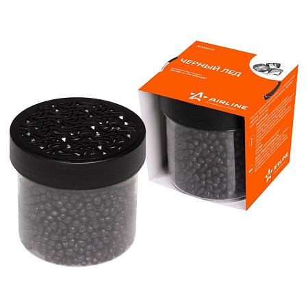 AIRLINE AFBA095 Ароматизатор &quot;Банка с гранулами&quot; черный лед