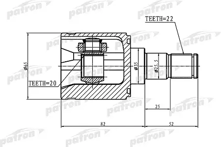 ШРУС PCV1356