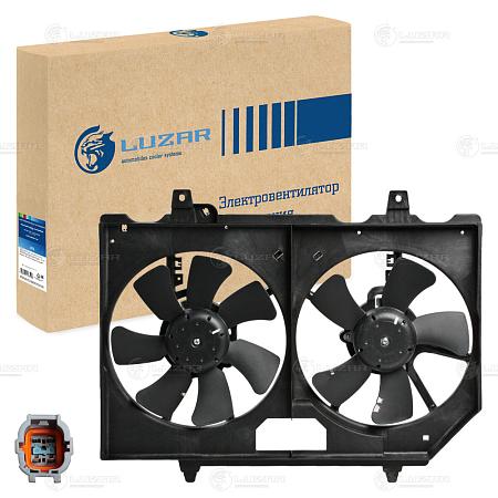 Э/вентилятор охл. для а/м Nissan X-Trail (T30) (01-) 2.0i/2.5i (2 вент.) (с кожухом) (LFK 1408)