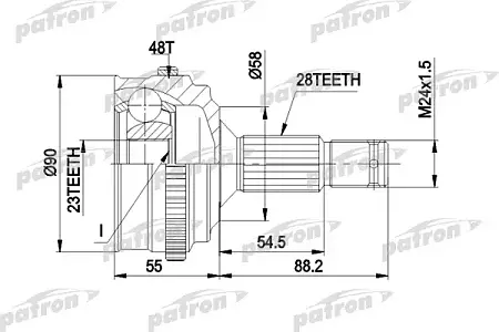 ШРУС PCV1179