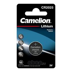 Camelion Lithium CR2025-BP1 Батарейка литиевая дисковая специальная 3В 1шт 3067