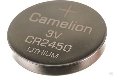 Camelion Lithium CR2450-BP1 Батарейка литиевая дисковая специальная 3В 1шт 3072