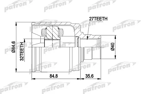 ШРУС PCV4016