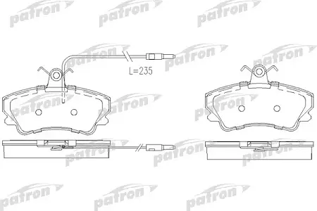 PBP880 Колодки тормозные дисковые