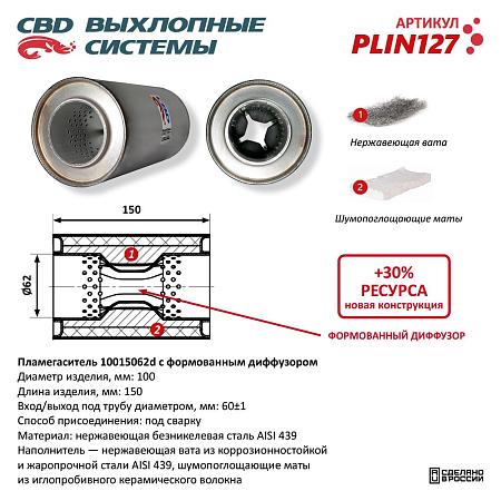 Пламегаситель PLIN127