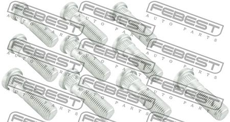 ШПИЛЬКА КОЛЁСНАЯ (уп. 10 шт./ цена за упвковку) MAZDA FAMILIA VAN VE 1997-2002 [JP] 0884-001-pcs10
