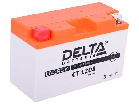 Аккумулятор DELTA мото AGM 8 А/ч YT7-BS CT 1208